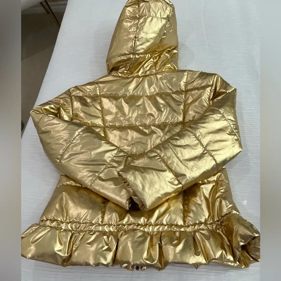 Kate Spade Gold Puffer Jacket - Picture 3 of 5